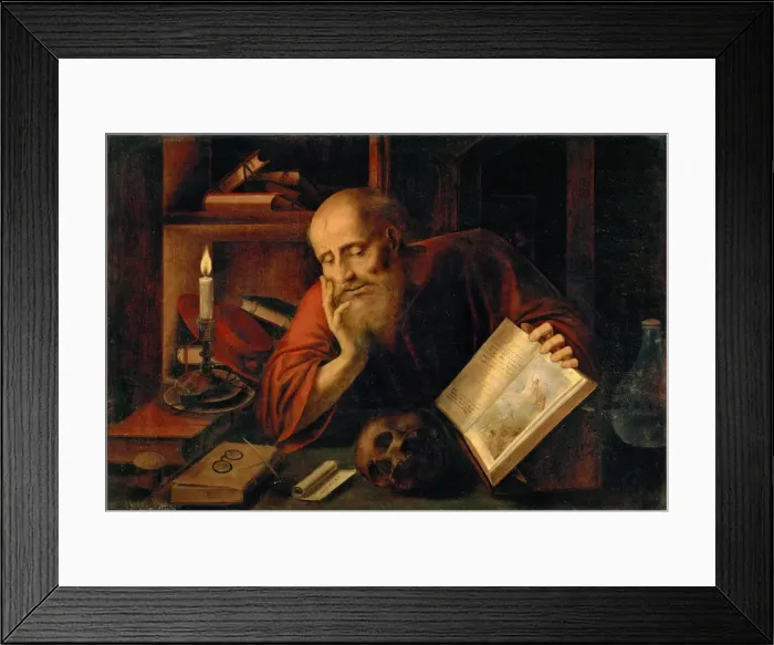 Framed Print : Saint Jerome, 1537 Framed Print : Saint Jerome, 1537