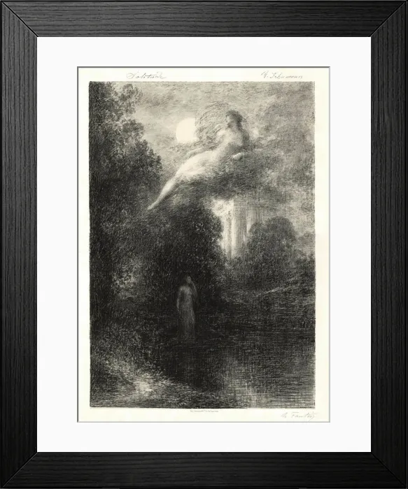 Framed Print : Schumanns melodies: Solitude, 1882 Framed Print : Schumanns melodies: Solitude, 1882