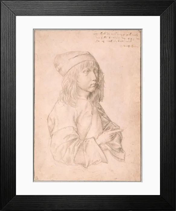 Framed Print : Self-portrait at the age of thirteen, 1484 Framed Print : Self-portrait at the age of thirteen, 1484