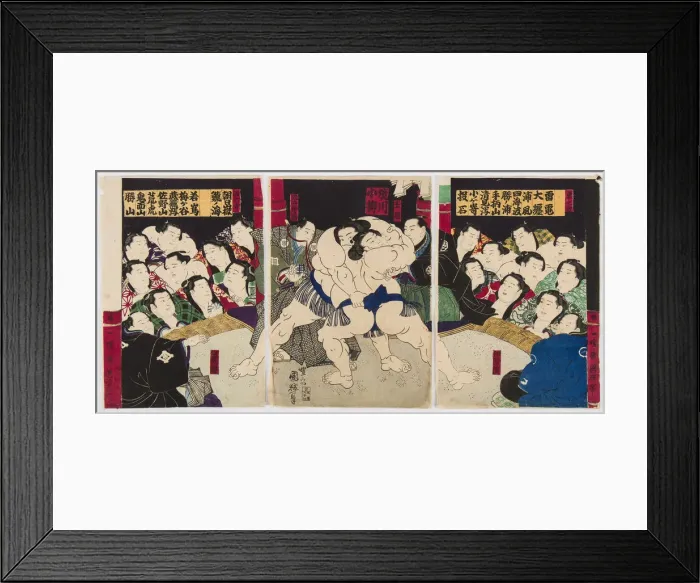 Framed Print : Sumo wrestlers Framed Print : Sumo wrestlers