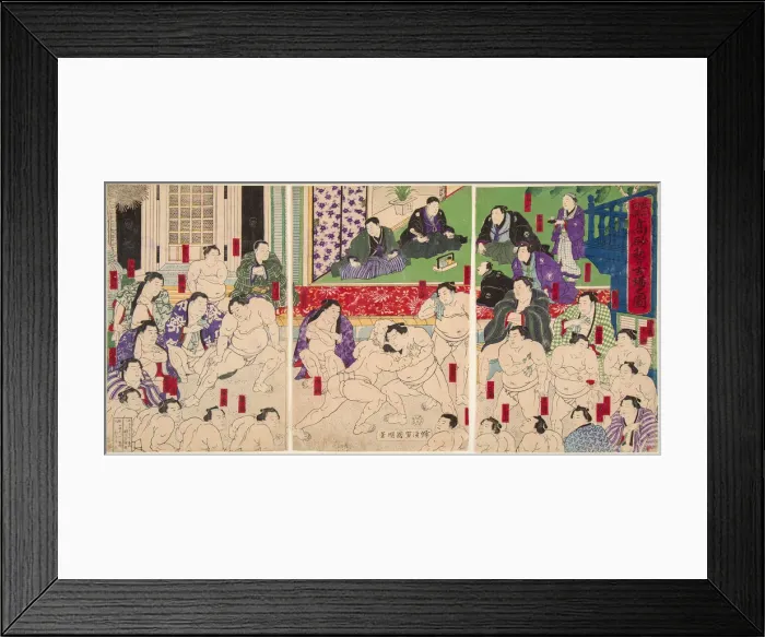 Framed Print : Takasago Beya, 1876 Framed Print : Takasago Beya, 1876