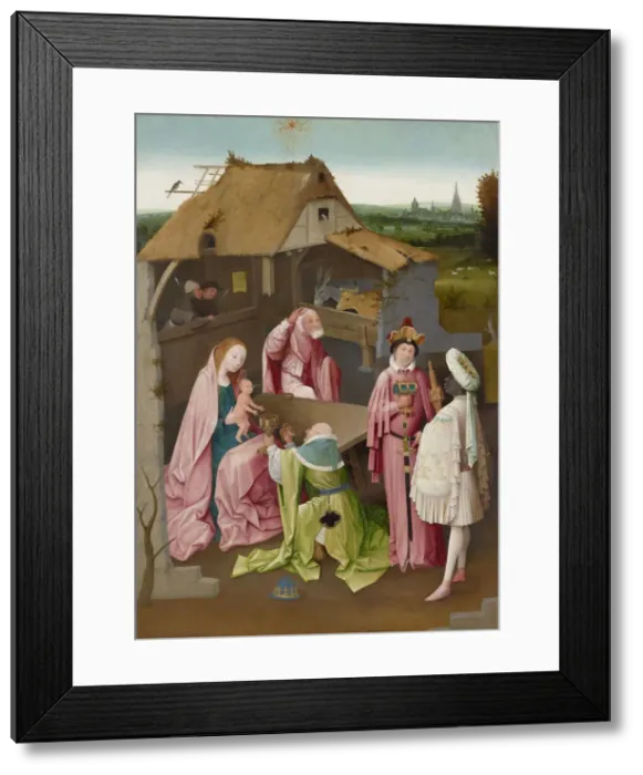 Framed Print : The Adoration of the Magi, ca 1490-1510 Framed Print : The Adoration of the Magi, ca 1490-1510