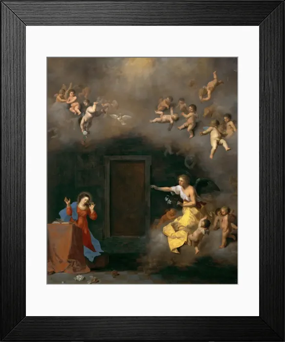 Framed Print : The Annunciation, c. 1635