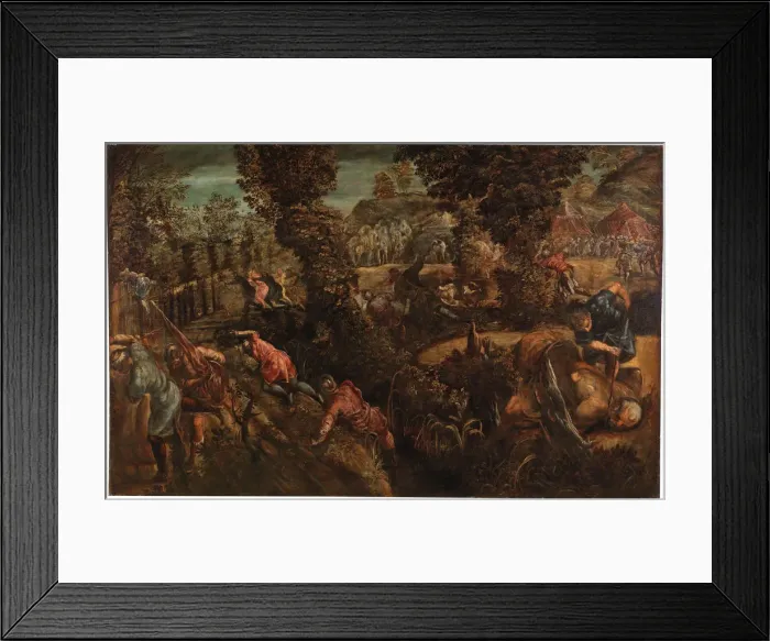 Framed Print : The battle between the Israelites and the Philistines Framed Print : The battle between the Israelites and the Philistines