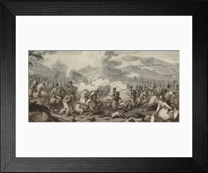 Framed Print : The Battle of Bucaco on September 27, 1810, 1813 Framed Print : The Battle of Bucaco on September 27, 1810, 1813