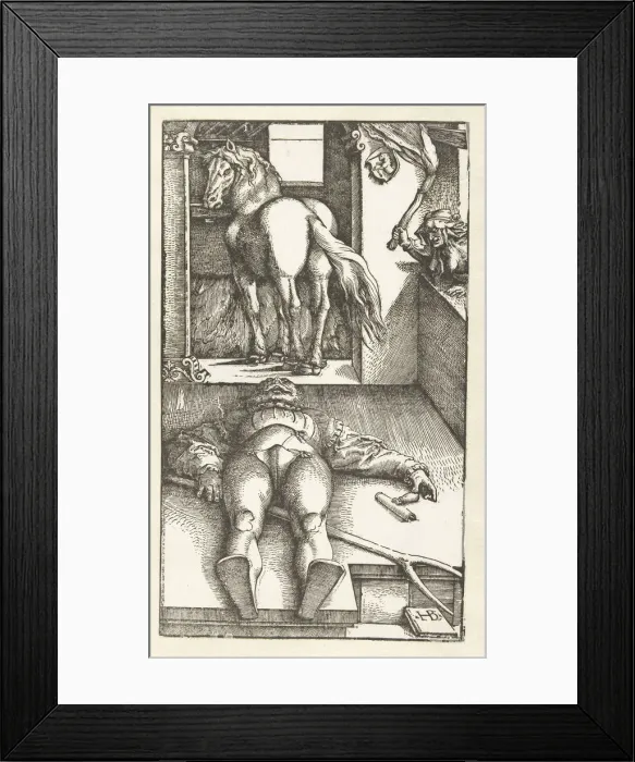 Framed Print : The Bewitched Stableboy, 1544 Framed Print : The Bewitched Stableboy, 1544