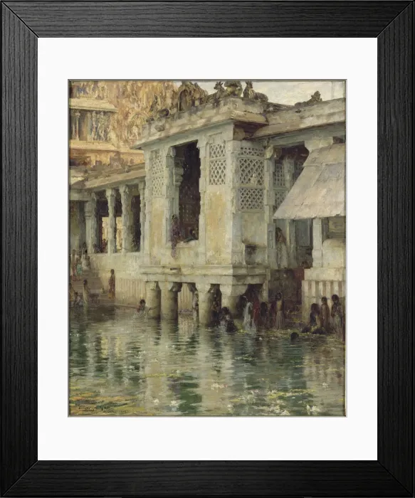 Framed Print : The Brahmin Bath, Madura, 1909 Framed Print : The Brahmin Bath, Madura, 1909