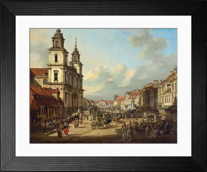 Framed Print : The Church of the Holy Cross in Warsaw, 1778