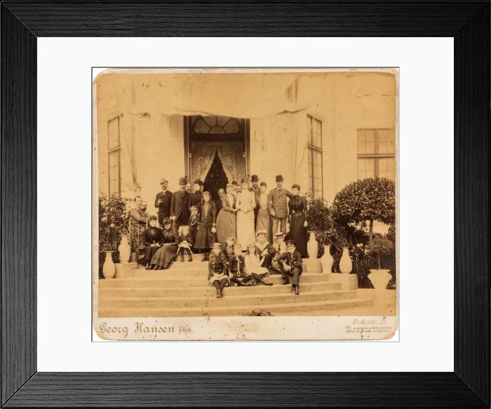 Framed Print : The English, Greek, Russian and Danish royal families at Bernstorff Palace, Denmark, 1890 Framed Print : The English, Greek, Russian and Danish royal families at Bernstorff Palace, Denmark, 1890