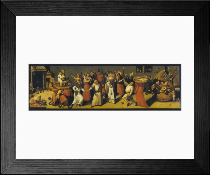 Framed Print : The Fight Between Carnival and Lent Framed Print : The Fight Between Carnival and Lent