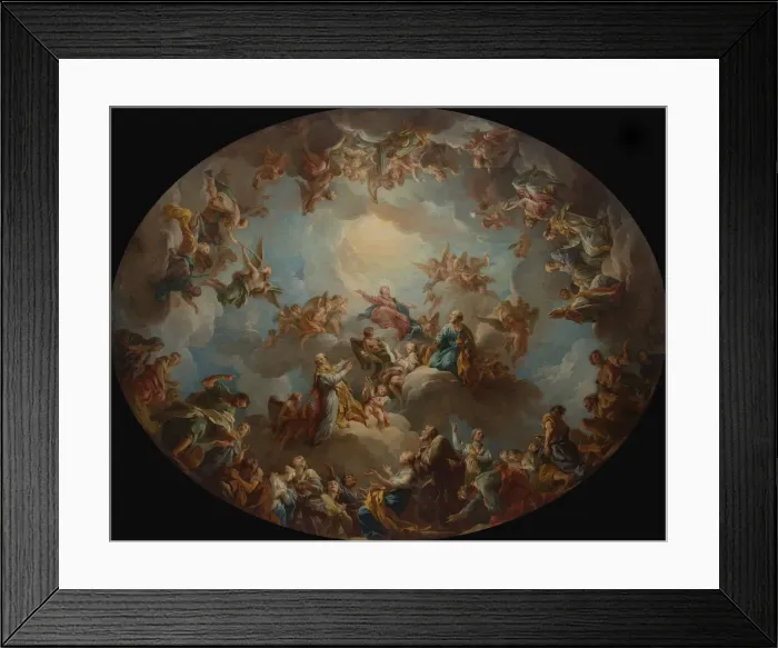 Framed Print : The Glorification of the Virgin, 1732 Framed Print : The Glorification of the Virgin, 1732