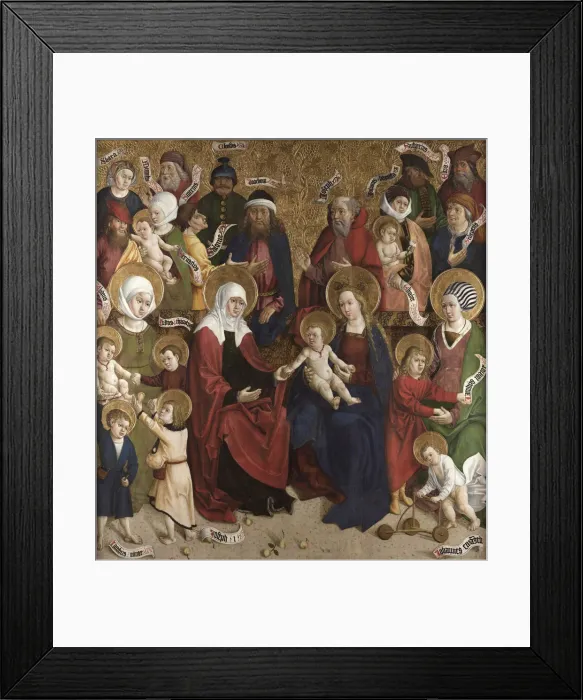 Framed Print : The Holy Kinship, 1510 Framed Print : The Holy Kinship, 1510