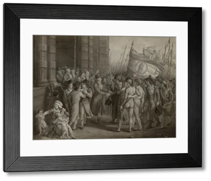 Framed Print : The insurrection of 31 May 1793, c. 1800 Framed Print : The insurrection of 31 May 1793, c. 1800