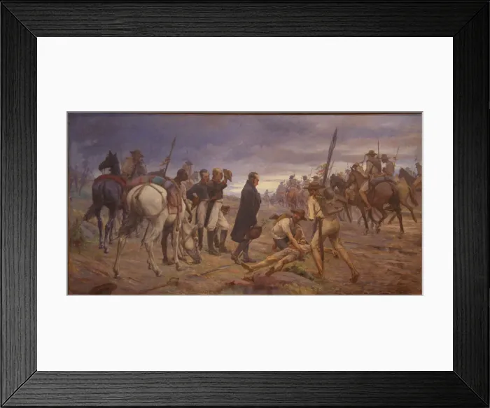 Framed Print : The Liberator Crossing the Paramo de Pisba, 1922 Framed Print : The Liberator Crossing the Paramo de Pisba, 1922
