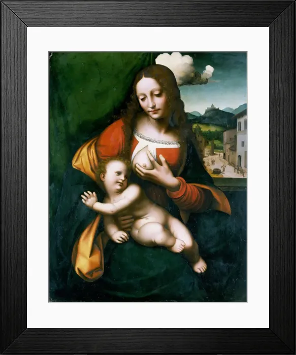 Framed Print : The Madonna and Child, c. 1520 Framed Print : The Madonna and Child, c. 1520