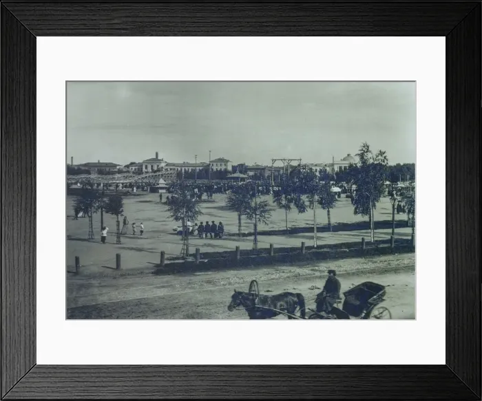 Framed Print : The Maidens Field in Moscow, 1890s Framed Print : The Maidens Field in Moscow, 1890s