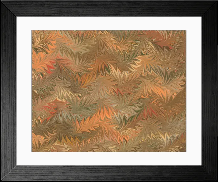 Framed Print : The marbled paper, c. 1900 Framed Print : The marbled paper, c. 1900