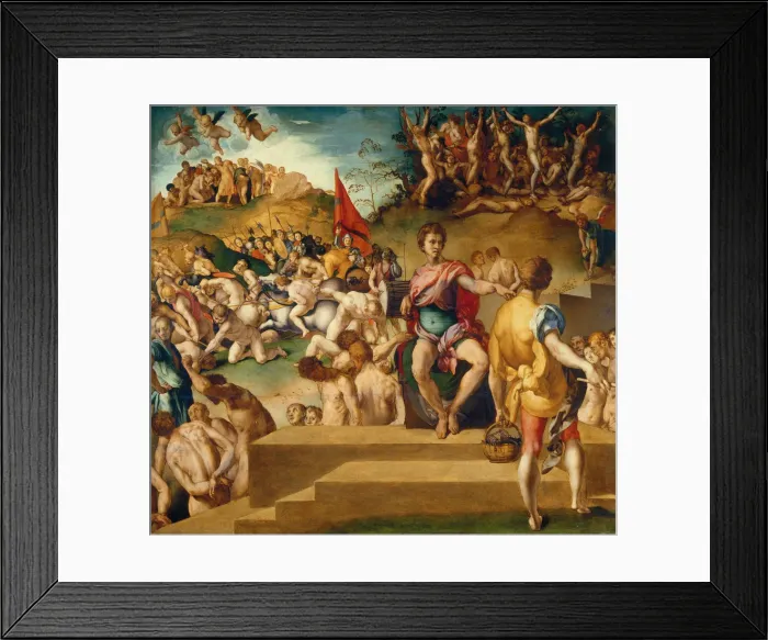 Framed Print : The Martyrdom of the Ten Thousand, ca 1529 Framed Print : The Martyrdom of the Ten Thousand, ca 1529