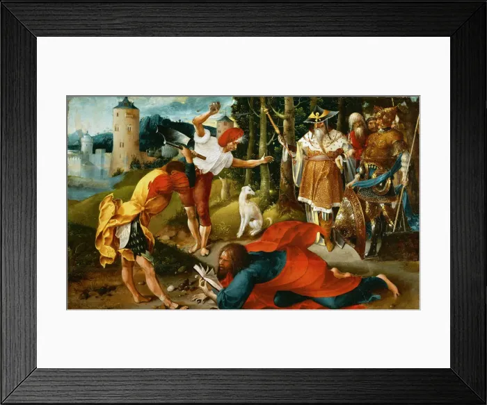 Framed Print : The Martyrdom of Saint Matthias, ca 1510-1515 Framed Print : The Martyrdom of Saint Matthias, ca 1510-1515