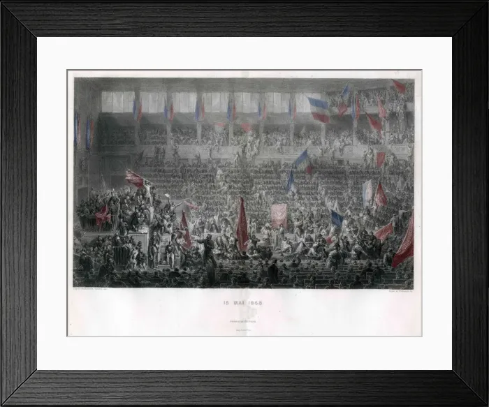 Framed Print : The National Constituent Assembly of 15 May 1848, 1848 Framed Print : The National Constituent Assembly of 15 May 1848, 1848
