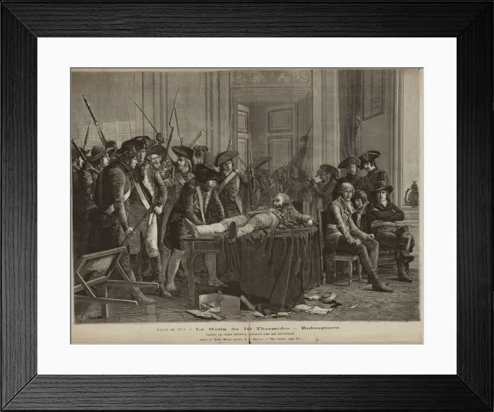 Framed Print : The morning of the 10th Thermidor, 1877 Framed Print : The morning of the 10th Thermidor, 1877