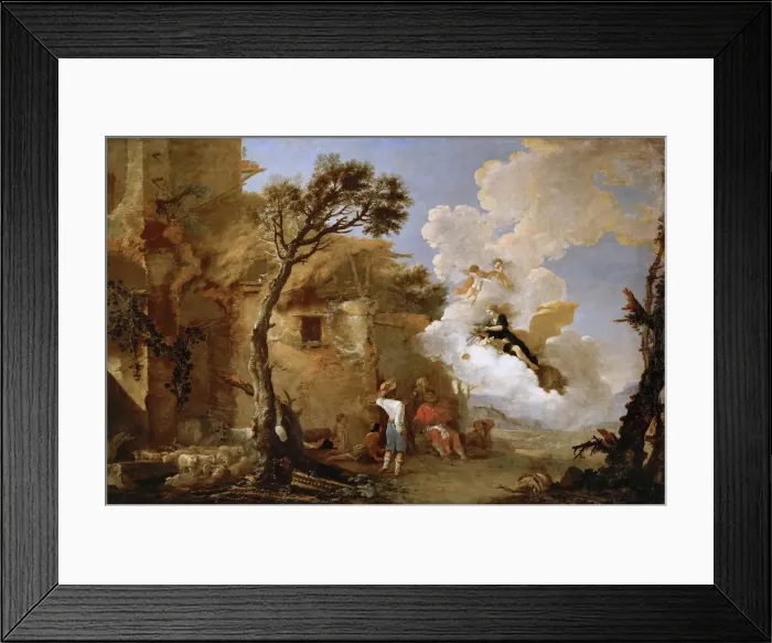 Framed Print : The Return of Astraea, ca 1640-1645 Framed Print : The Return of Astraea, ca 1640-1645