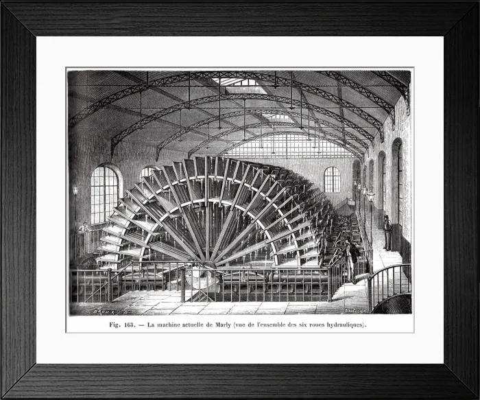 Framed Print : The second Machine of Marly, 1870-1875 Framed Print : The second Machine of Marly, 1870-1875