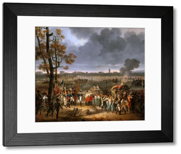 Framed Print : The Siege of Mantua. Wurmser surrendered to Jean Serurier, February 2, 1797, 1812 Framed Print : The Siege of Mantua. Wurmser surrendered to Jean Serurier, February 2, 1797, 1812
