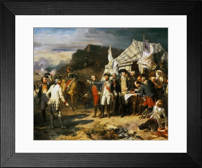 Framed Print : The Siege of Yorktown, October 17, 1781, 1836 Framed Print : The Siege of Yorktown, October 17, 1781, 1836