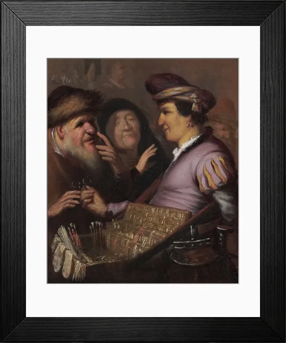 Framed Print : The spectacle pedlar, ca 1624-1625 Framed Print : The spectacle pedlar, ca 1624-1625