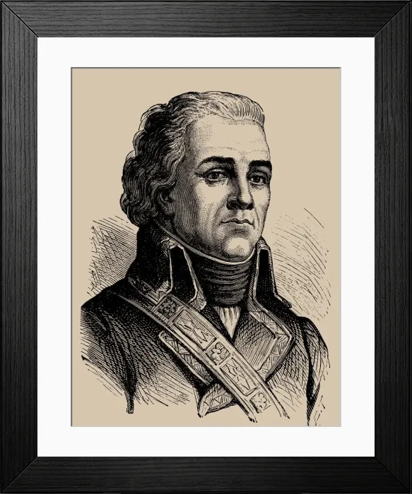 Framed Print : Jacques Francois Dugommier (1738-1794), 1889 Framed Print : Jacques Francois Dugommier (1738-1794), 1889