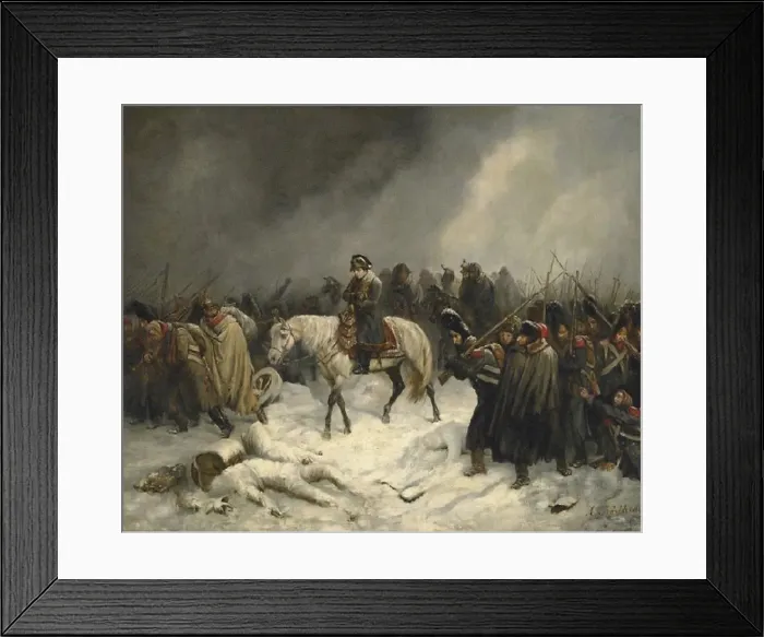 Framed Print : Napoleons campaign in Russian winter Framed Print : Napoleons campaign in Russian winter