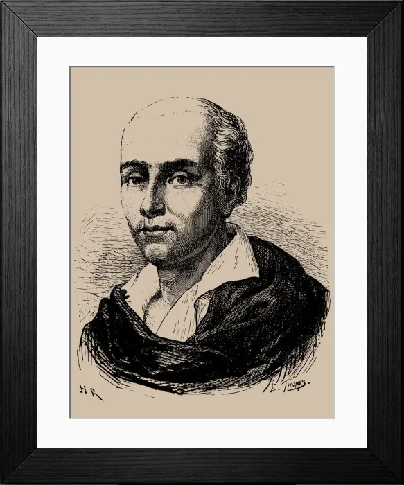 Framed Print : Jacques-Etienne Montgolfier (1745-1799), 1889 Framed Print : Jacques-Etienne Montgolfier (1745-1799), 1889