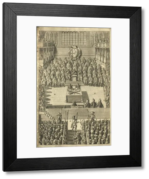 Framed Print : High Court of Justice for the trial of King Charles I of England on January 4, 1649, 1684 Framed Print : High Court of Justice for the trial of King Charles I of England on January 4, 1649, 1684