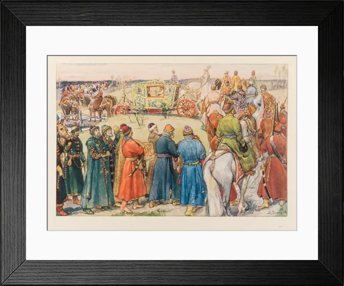 Framed Print : Illustration for The Grand Ducal, Tsarist and Imperial Hunting in Russia, 1898 Framed Print : Illustration for The Grand Ducal, Tsarist and Imperial Hunting in Russia, 1898
