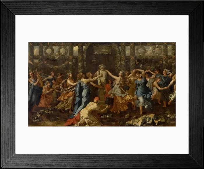 Framed Print : Hymenaios Disguised as a Woman During an Offering to Priapus, c. 1635 Framed Print : Hymenaios Disguised as a Woman During an Offering to Priapus, c. 1635