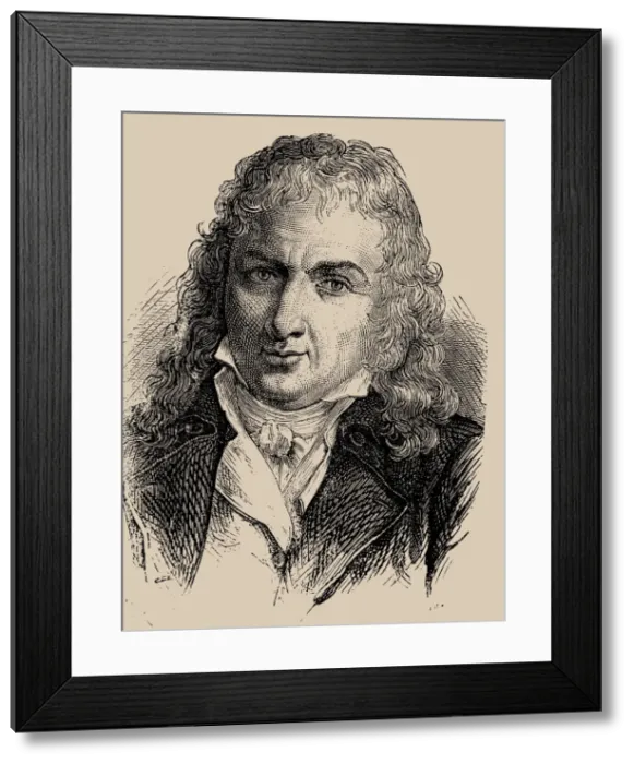 Framed Print : Jacques-Henri Bernardin de Saint-Pierre (1737-1814), 1889 Framed Print : Jacques-Henri Bernardin de Saint-Pierre (1737-1814), 1889