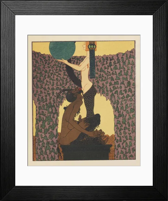 Framed Print : Illustration for the drama Sodom by John Wilmot, 2nd Earl of Rochester, 1909 Framed Print : Illustration for the drama Sodom by John Wilmot, 2nd Earl of Rochester, 1909