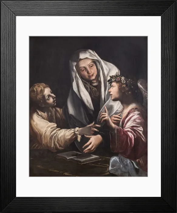 Framed Print : The Vision of Saint Frances of Rome Framed Print : The Vision of Saint Frances of Rome