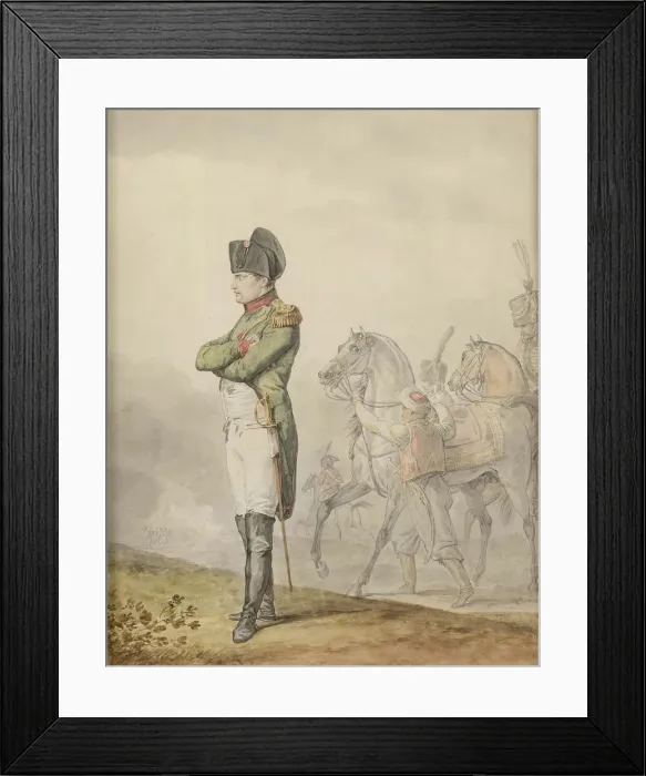 Framed Print : Napoleon at Austerlitz Framed Print : Napoleon at Austerlitz