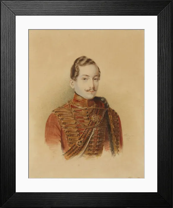 Framed Print : Alexander Leontievich Cherepov, 1838 Framed Print : Alexander Leontievich Cherepov, 1838