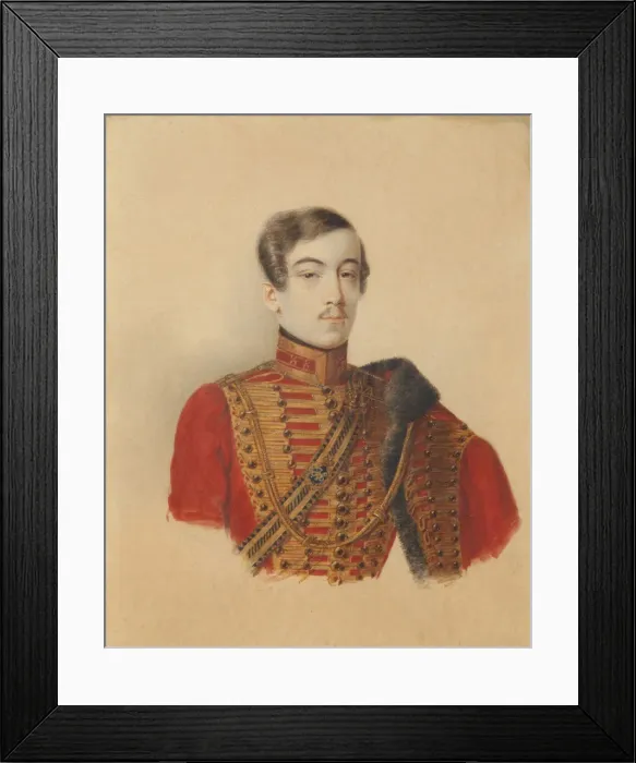 Framed Print : Vasily Pavlovich Nikitin, 1838 Framed Print : Vasily Pavlovich Nikitin, 1838