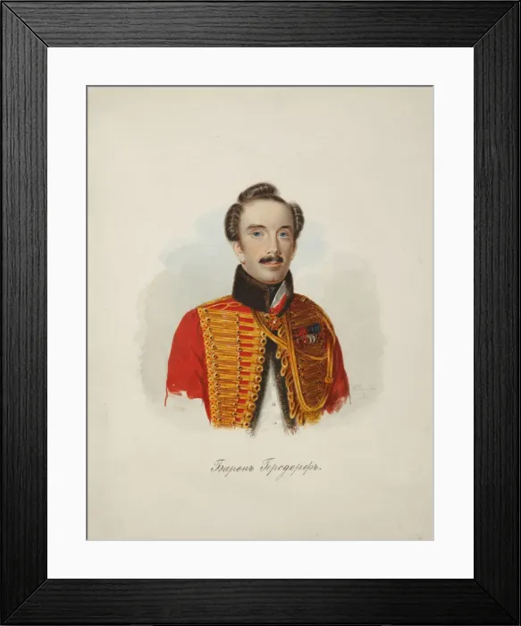 Framed Print : Arist Fyodorovich von Gersdorff (1805-1883), 1839 Framed Print : Arist Fyodorovich von Gersdorff (1805-1883), 1839