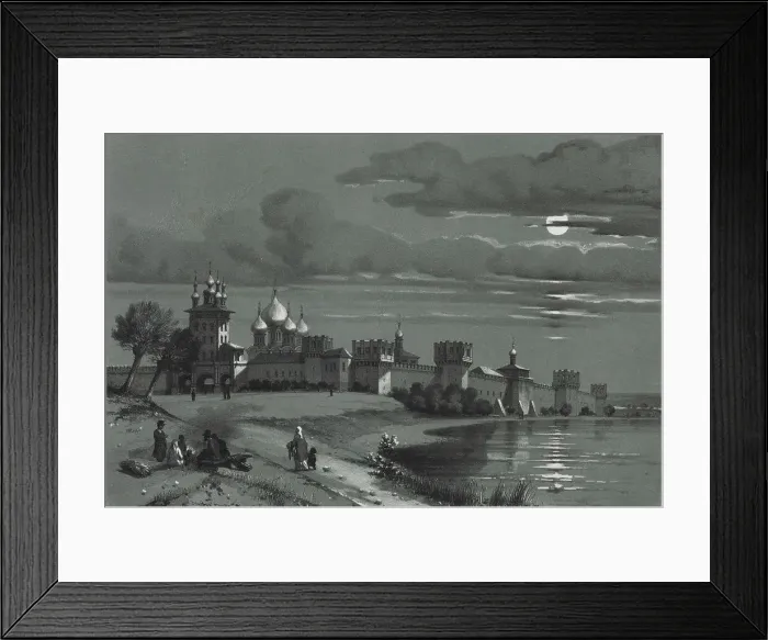 Framed Print : View of the Novodevichy Convent in Moscow, 1848 Framed Print : View of the Novodevichy Convent in Moscow, 1848