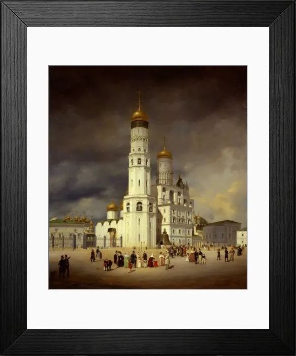 Framed Print : Ivanovskaya Square in the Moscow Kremlin, 1839 Framed Print : Ivanovskaya Square in the Moscow Kremlin, 1839