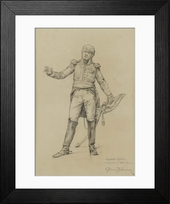 Framed Print : Marshal Francois-Joseph Lefebvre (1755-1820) during the Abdication of Napoleon, 1814 Framed Print : Marshal Francois-Joseph Lefebvre (1755-1820) during the Abdication of Napoleon, 1814