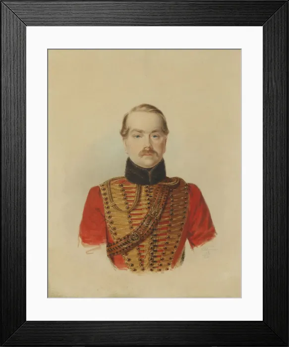 Framed Print : Alexey Alexeyevich Yakovlev, 1838