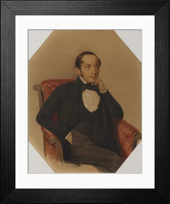 Framed Print : Vasily Petrovich Zubkov (1799-1862), 1846 Framed Print : Vasily Petrovich Zubkov (1799-1862), 1846