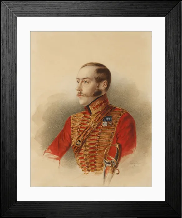Framed Print : Alexander von Reinhold (1810-1856), 1838 Framed Print : Alexander von Reinhold (1810-1856), 1838