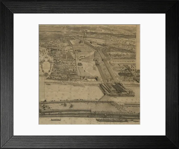 Framed Print : The Machine of Marly, End of 17th-Early 18th cen Framed Print : The Machine of Marly, End of 17th-Early 18th cen